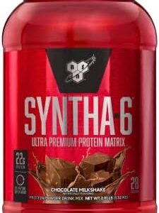 BSN SYNTHA-6 Whey Protein Powder, Micellar Casein, Milk Protein Isolate, Chocolate Milkshake, 28 Servings (Packaging May Vary) : Health & Household